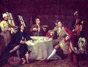 Portrat des Lord George Graham in seiner Kajute William Hogarth